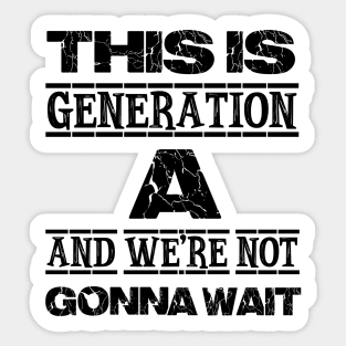 Generation A Sticker
